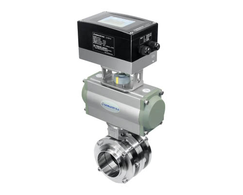 氣動蝶閥+閥門定位器